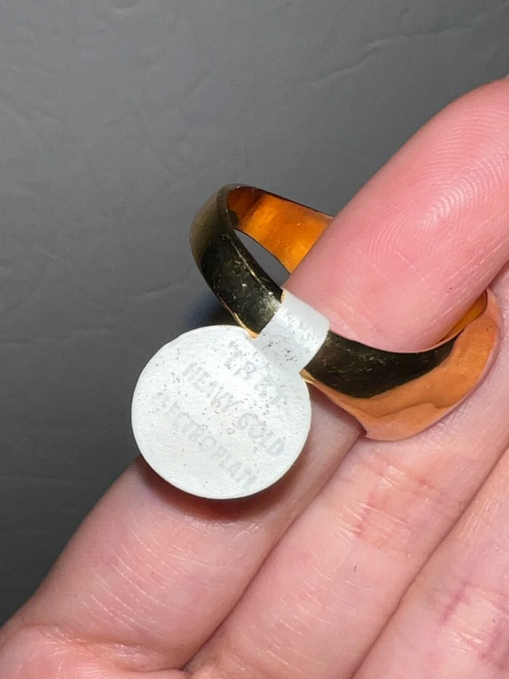 Vintage Lucky Horseshoe Two-Toned Ring